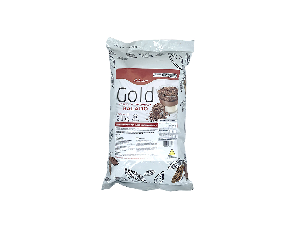 CHOCOLATE RALADO AO LEITE SALWARE GOLD 2,1 KG (CX 5 PCT)